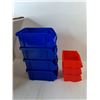 Image 2 : Box of Plastic Stacking Storage Trays