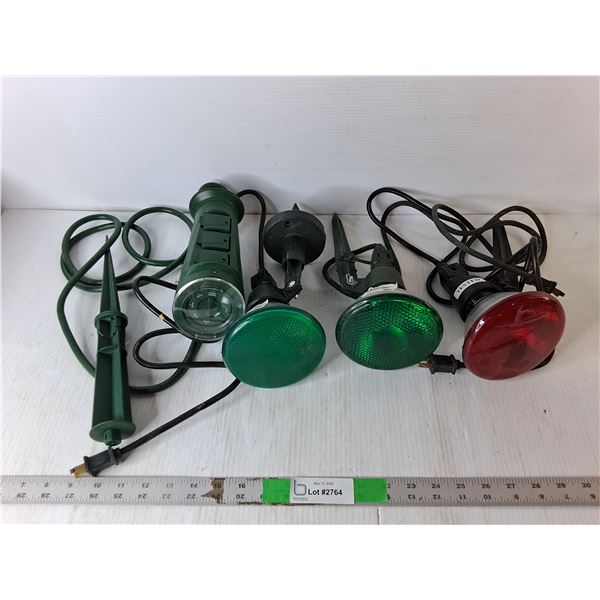 Garden Lights with Stakes & Timer- Power On