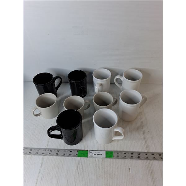 (10) Ceramic Coffee Mugs