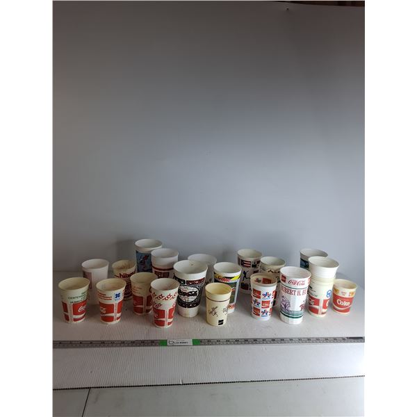 Various Coca Cola Cups