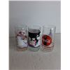 Image 3 : (6) Decorative Glass Coca Cola Cups