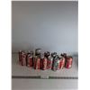 Image 1 : Coca Cola Pop Cans-some with contents