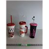 Image 1 : Plastic Cups Up To 9"  With Straws - Coca Cola