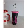 Image 2 : Plastic Cups Up To 9"  With Straws - Coca Cola