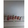 Image 1 : (8) Coca Cola Cans (some residue)