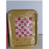 Image 3 : (2) Metal Coca-Cola Trays 14.10"x10.9"- Pretty Women, & Olympics Themed