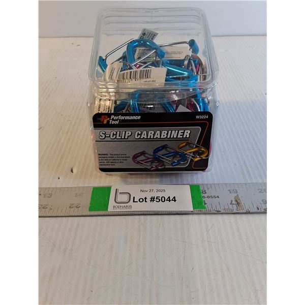 NOS (30) S-Clip Carabiner