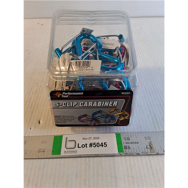 NOS (30) S-Clip Carabiner