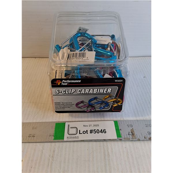 NOS (30) S-Clip Carabiner