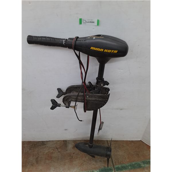 * Minn Kota "Endura C2" Outboard Trolling Motor - Untested - 40" High - Pickup Only