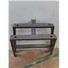 Image 2 : * Pair of Metal 'A' Frame Work Bench Legs - 27" x 25" - Pickup Preferred
