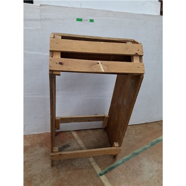 *Wooden Saddle Stand 23.5" x16" x 41", Cannot Ship