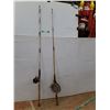 Image 1 : *(2) Fishing Rods with Reels- Shakespeare, Other Up 69", Cannot Ship