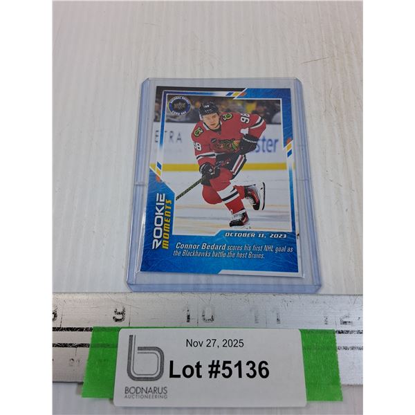 Upper Deck National Hockey Day Connor Bedard Rookie Trading Card - 2024 - CANNOT GUARANTEE AUTHENTIC