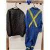 Image 4 : Safety Coveralls (Size XL) & Quilted Zipper Jacket (Size XXL)
