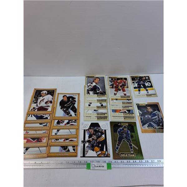 (26) Oversized Various Hockey Trading Cards - CANNOT GUARANTEE AUTHENTICATION