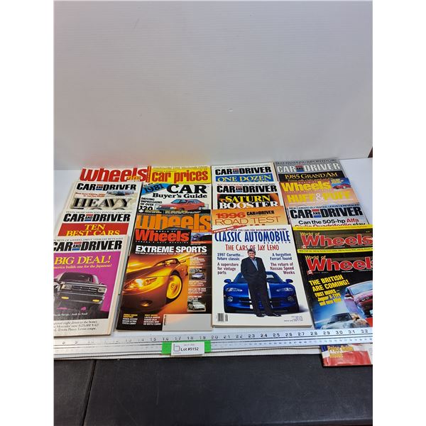 (17) Vehicle Magazines - 1990-2000's