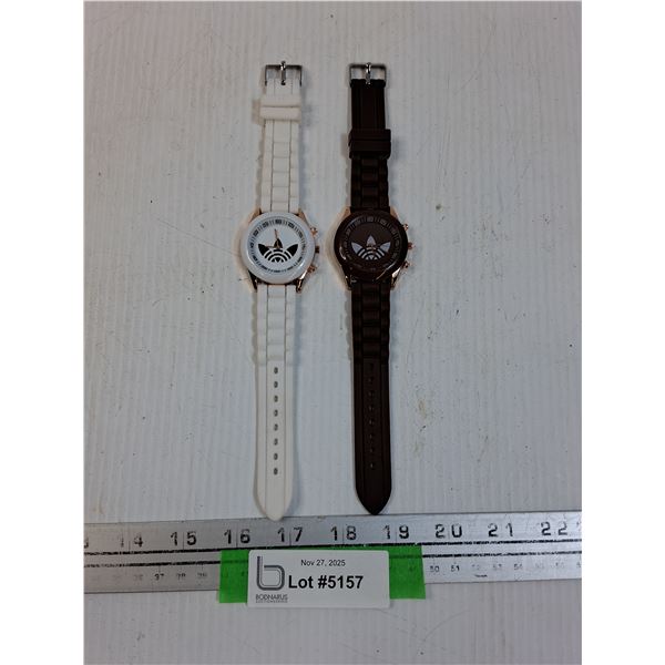 (2) Adidas Style Watches - CANNOT GUARANTEE AUTHENTICATION