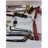 Image 3 : Lot: Tools, Fall Protection Clasp, Pilers, Chain, Misc