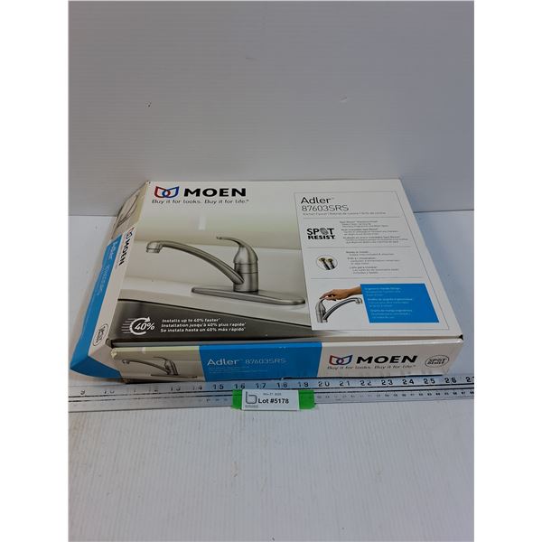 Moen Adler Kitchen Sink Faucet - Like New, in Box