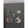 Image 4 : (8) Stud Earrings, (3) Necklace Pendants