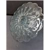 Image 4 : Light Blue Glass Dessert Tray - 12" Diameter