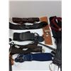 Image 4 : Ladies Belt Lot & Leather Purse Straps - Various