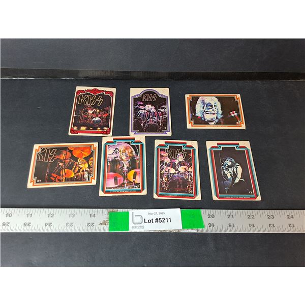 (7) Peter Kriss KISS Collector Cards