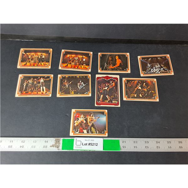 (9) KISS Band Collector Cards