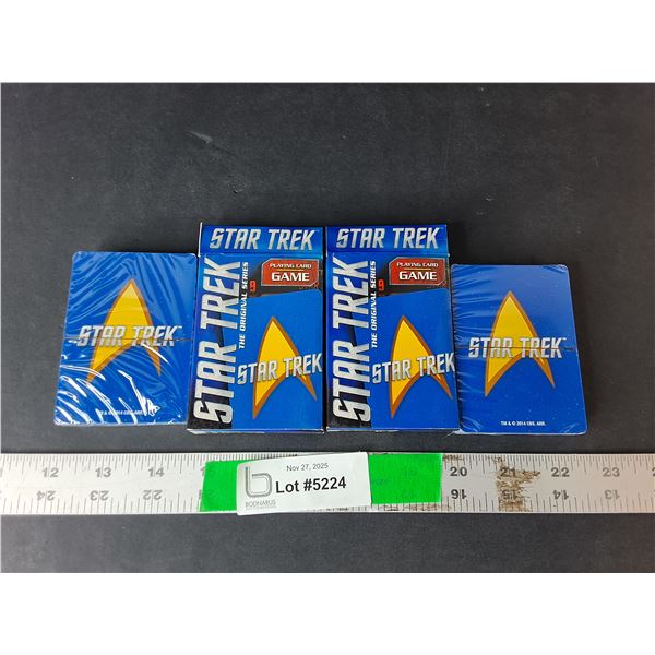 (2) Decks of Star Trek Cards- Sealed