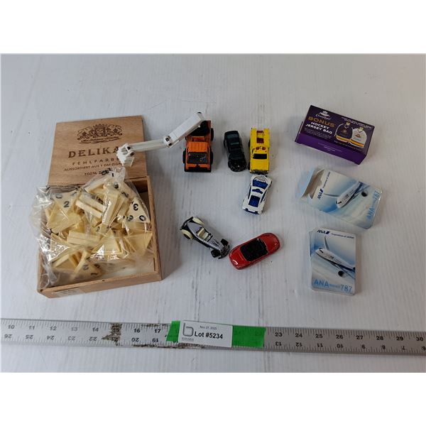 Tri-Ominos, Boeing Deck of Cards, Diecast Vehicles, Misc.