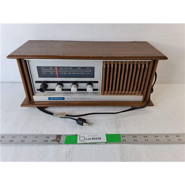 Vintage Playmate Radio- Powers On, As Is