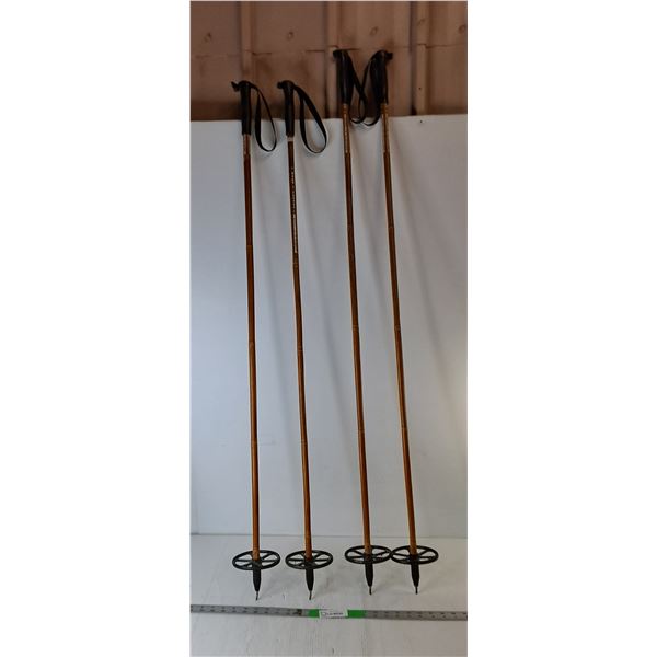 *(2) Pairs of Finnish Ski Poles 54" & 51.5"- Cannot Ship