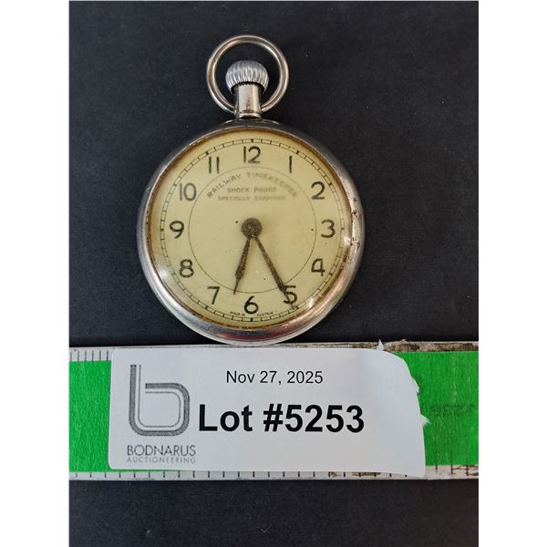 Austrian Railway Timekeeper Pocket Watch- Requires Repair