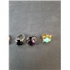 Image 2 : (6) Rings, Some with Artificial Gemstones- 6.5 to 8