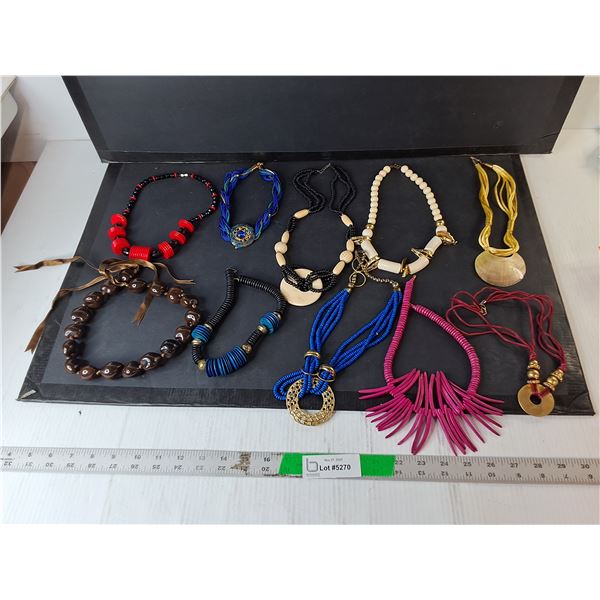 (10) Assorted Necklaces