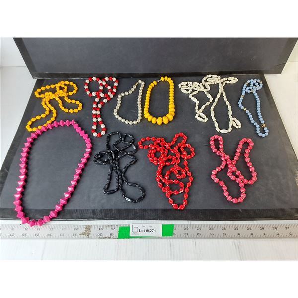 (10) Beaded Necklaces