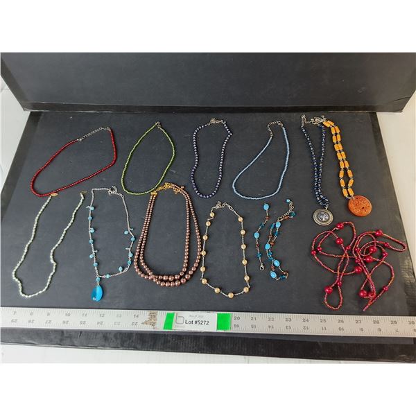(12) Necklaces- One Broken
