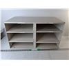 Image 1 : Metal Paper Sorting Shelf 22.5" x 12.5" x 12.75", Cannot Ship