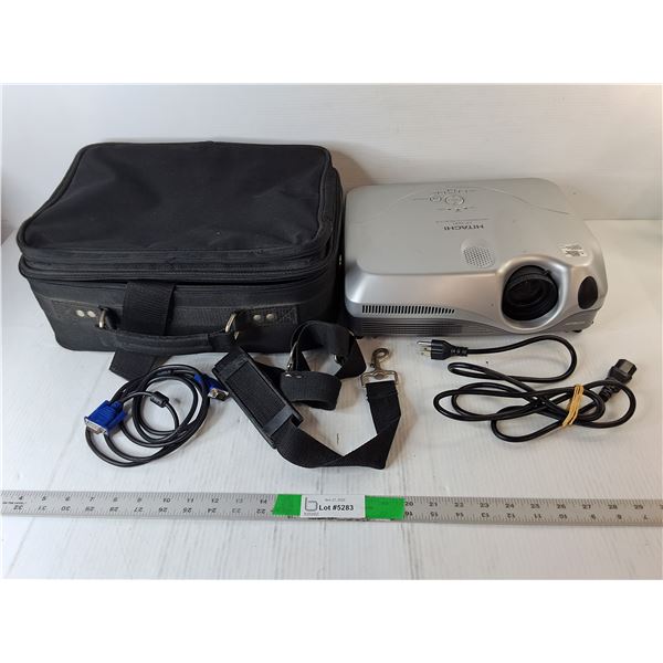Hitachi Multimedia LCD Projector- As Is & Case