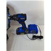 Image 2 : Cobalt 24V Brushless Drill/Driver- Powers On, Battery, Charger, Case- Appears New
