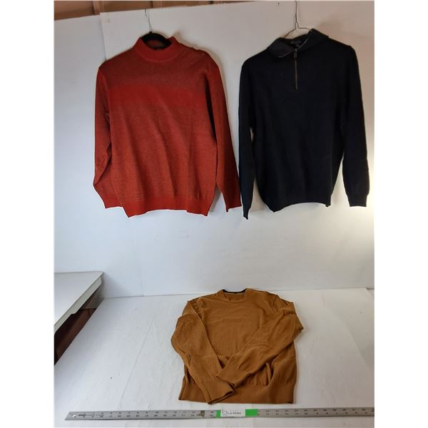 (3) Adult Sweaters- M & L