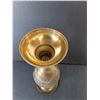 Image 3 : Etched Brass Vase 15.5"
