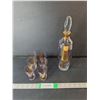 Image 1 : (6) Shot Glasses & Decanter 13" Tall