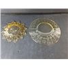 Image 2 : (2) Amber Glass Plates Up to 8.25"