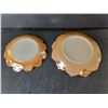 Image 2 : (2) Flower Shaped Glass Plates Up to 8.25"