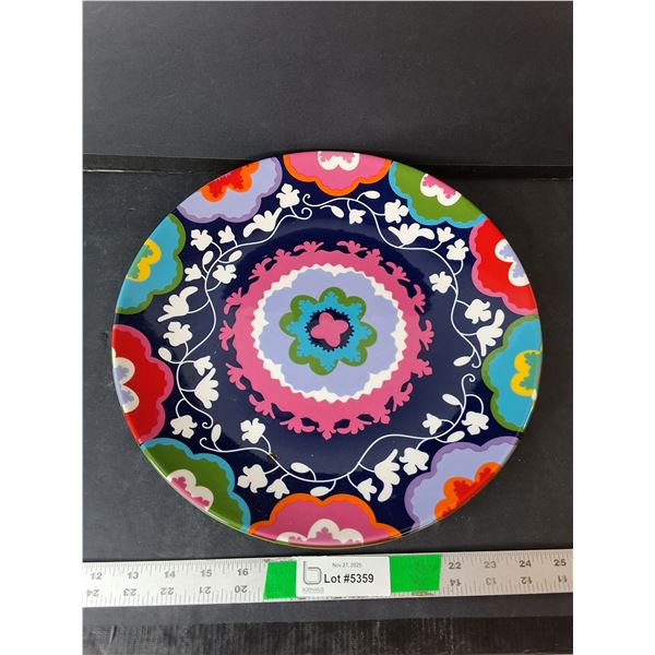 Oui Decorative Platter 13.25"