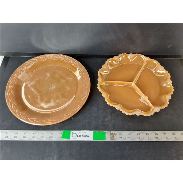 (2) Lustre Serving Plates Up to 11"