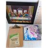 Image 3 : Framed The Last Supper Wall Art 17" x 14", Weekly Planer Board, Clipboard, Koss Mini HiFi System