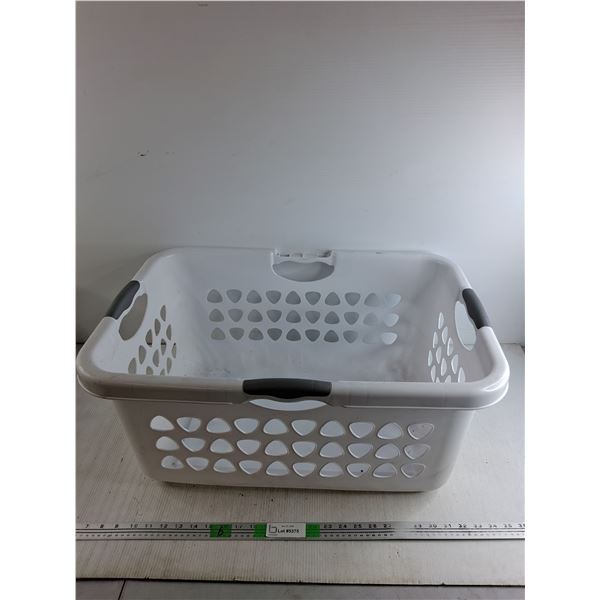 Plastic Laundry Basket 26" x 18" x 12", Pickup Only
